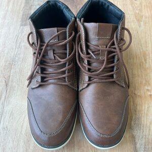 Goodfellow & Co Brown Leather Boots Classic Design